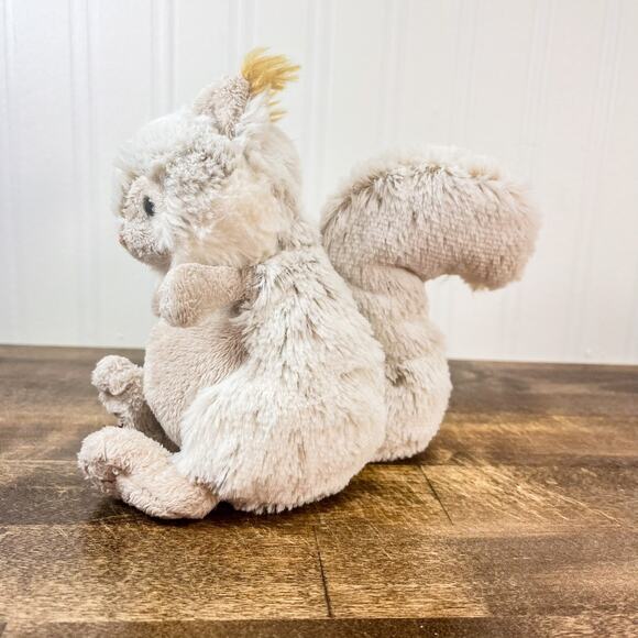 Barbara Bukowski Bear - Baby Blixten Squirrel Small Grey Cute Woodland Beanie 7" - Picture 10 of 10